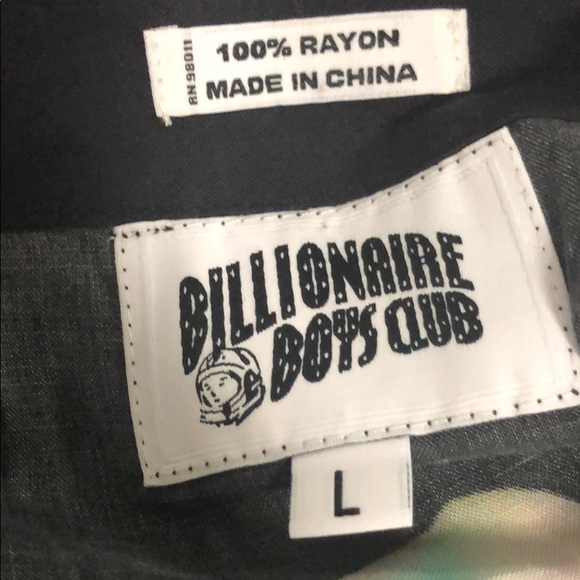 NEW BILLIONAIRE BOY CLUB ICE CREAM zip up shirt - Picture 5 of 5